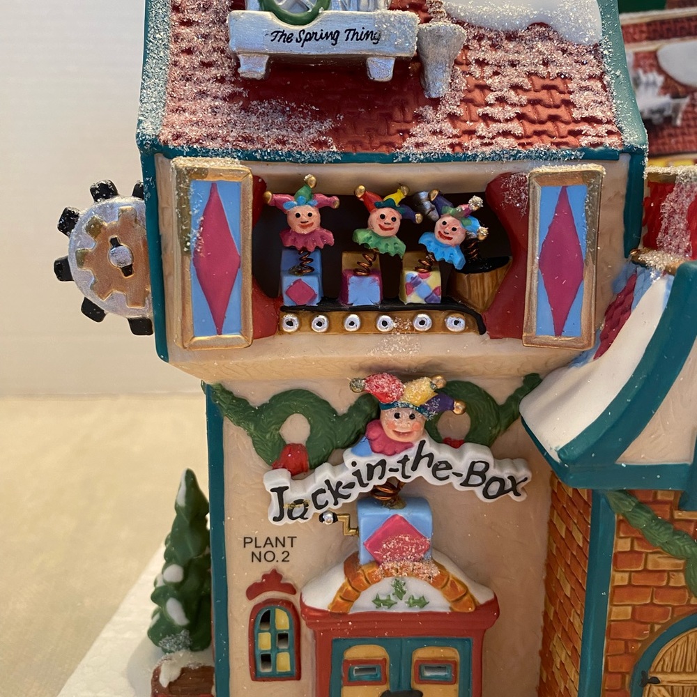 Dept 56 North Pole Series-  Jack in the Box Plant No.2 - with light(Tested) - Picture 7 of 12
